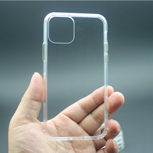 iPhone 11 ที่มีคุณภาพสูง TPU + PC 2.0 มม. ภายในป้องกันกรณีโทรศัพท์มือถือผลกระทบกับด้านล่างอิสระ